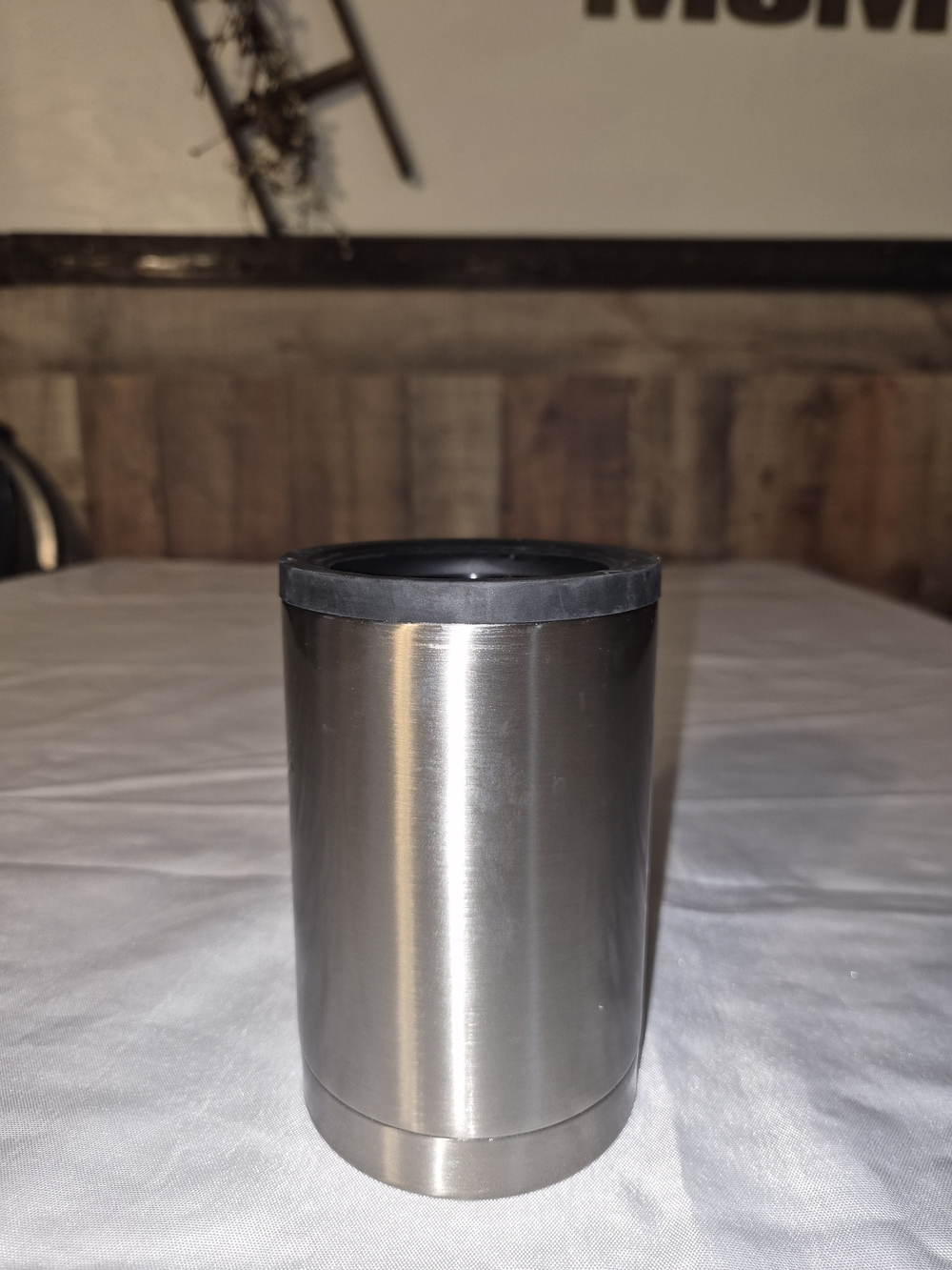 Stainless Steel Insulated Tumbler with Black Lid
